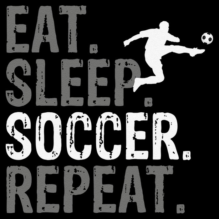 Eat Sleep Soccer Repeat funny Soccer player Button