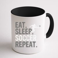 Eat Sleep Soccer Repeat funny Soccer player Mug