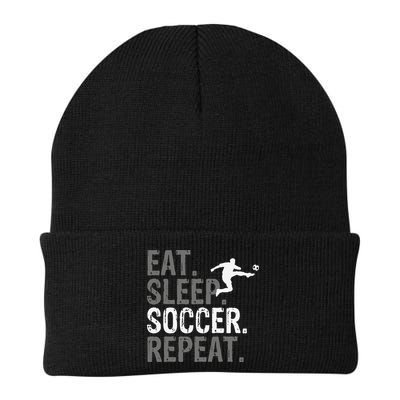 Eat Sleep Soccer Repeat funny Soccer player Beanie