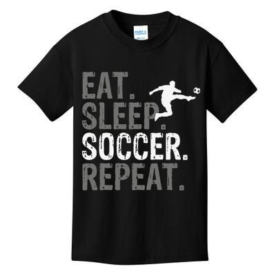 Eat Sleep Soccer Repeat funny Soccer player Kids T-Shirt