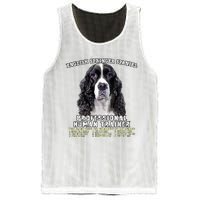 English Springer Spaniel Black Professional Human Trainer Mesh Reversible Basketball Jersey Tank