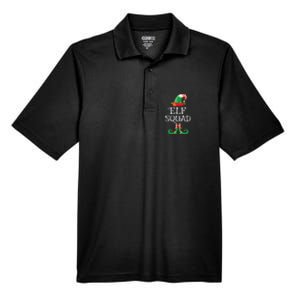 Elf Squad Shirt Funny Family Matching Christmas Men's Origin Performance Pique Polo