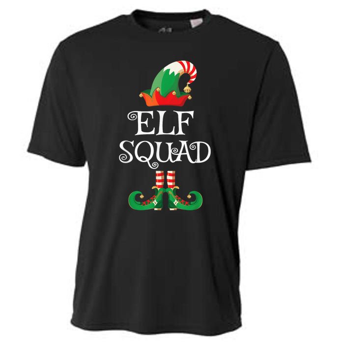 Elf Squad Shirt Funny Family Matching Christmas Cooling Performance Crew T-Shirt