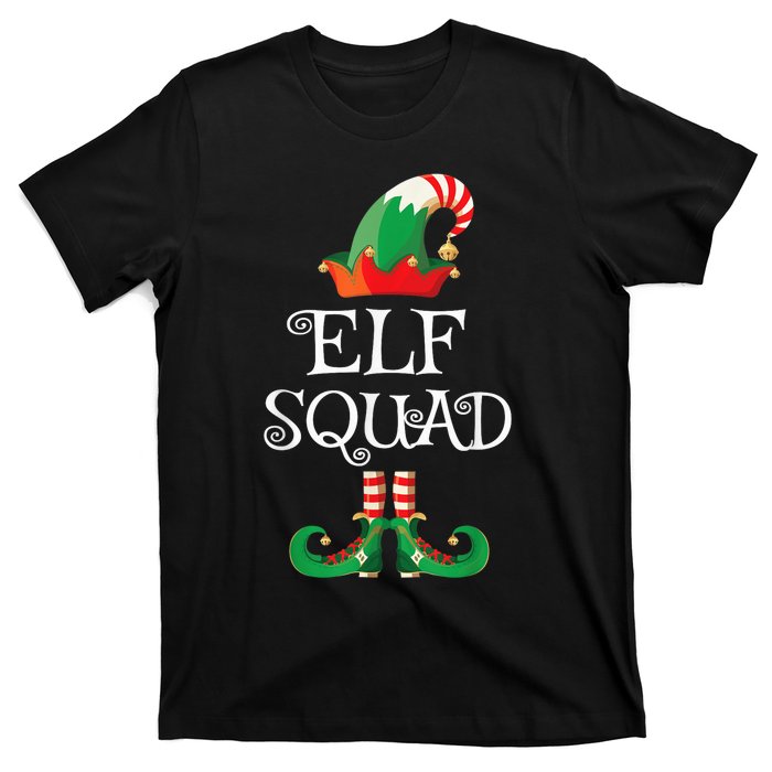 Elf Squad Shirt Funny Family Matching Christmas T-Shirt