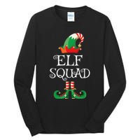 Elf Squad Shirt Funny Family Matching Christmas Tall Long Sleeve T-Shirt