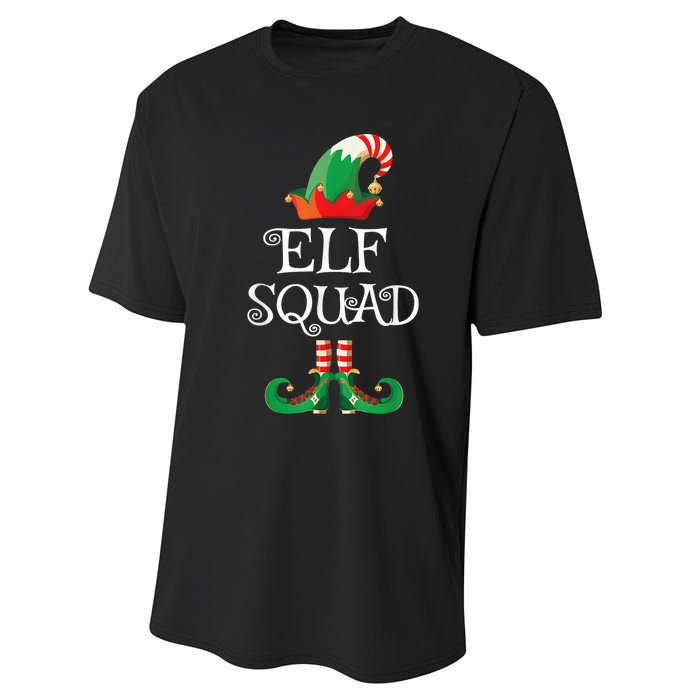 Elf Squad Shirt Funny Family Matching Christmas Performance Sprint T-Shirt