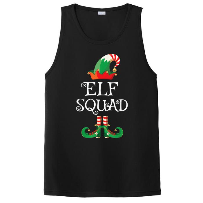 Elf Squad Shirt Funny Family Matching Christmas PosiCharge Competitor Tank