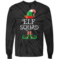 Elf Squad Shirt Funny Family Matching Christmas Tie-Dye Long Sleeve Shirt