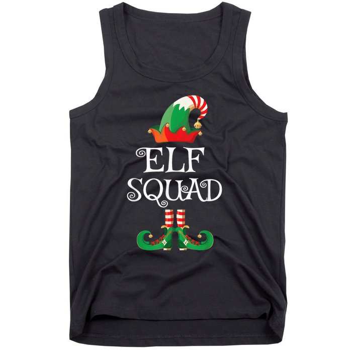 Elf Squad Shirt Funny Family Matching Christmas Tank Top