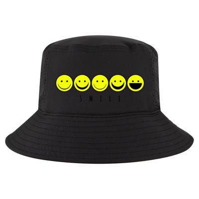 Emoji Smiley Smile Cool Comfort Performance Bucket Hat