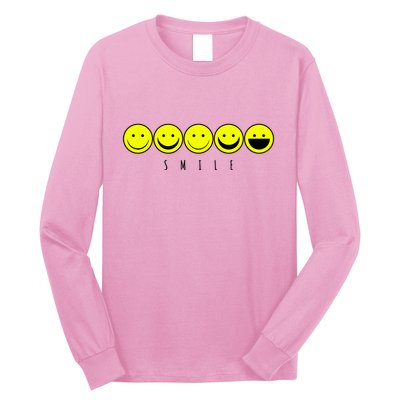 Emoji Smiley Smile Long Sleeve Shirt