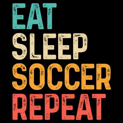 Eat Sleep Soccer Repeat Cool Soccer Lover Player T-Shirt