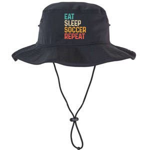 Eat Sleep Soccer Repeat Cool Soccer Lover Player Legacy Cool Fit Booney Bucket Hat