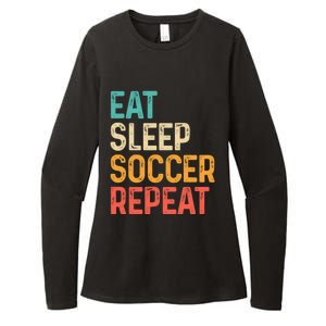 Eat Sleep Soccer Repeat Cool Soccer Lover Player Womens CVC Long Sleeve Shirt