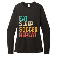 Eat Sleep Soccer Repeat Cool Soccer Lover Player Womens CVC Long Sleeve Shirt