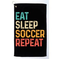Eat Sleep Soccer Repeat Cool Soccer Lover Player Golf Towel