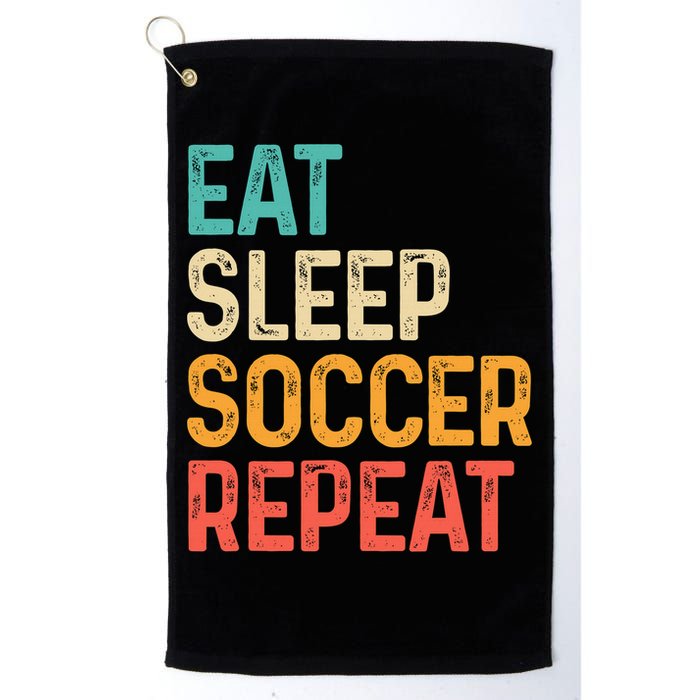 Eat Sleep Soccer Repeat Cool Soccer Lover Player Golf Towel
