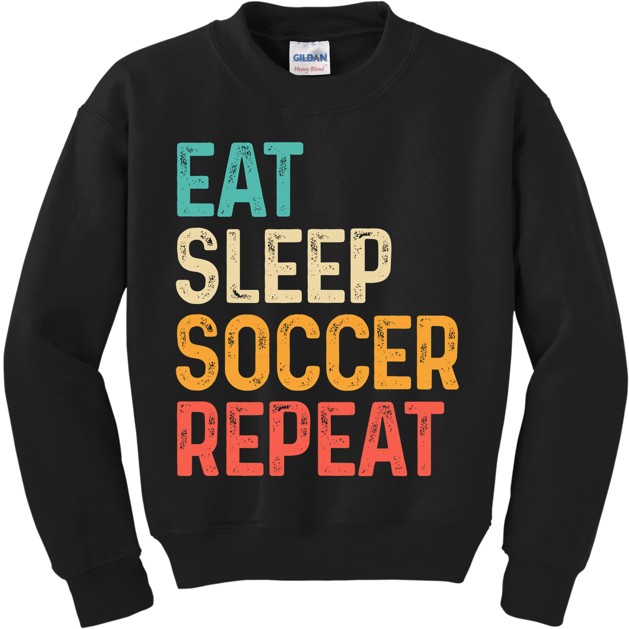 Eat Sleep Soccer Repeat Cool Soccer Lover Player Kids Sweatshirt