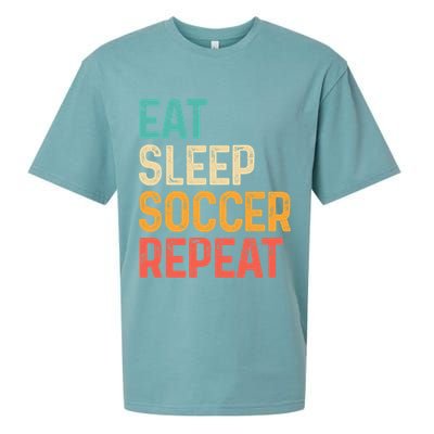Eat Sleep Soccer Repeat Cool Soccer Lover Player Sueded Cloud Jersey T-Shirt