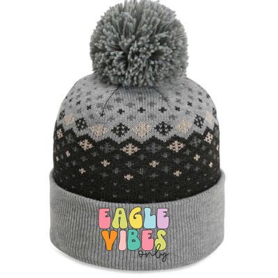 Eagles School Sports Fan Team Spirit The Baniff Cuffed Pom Beanie