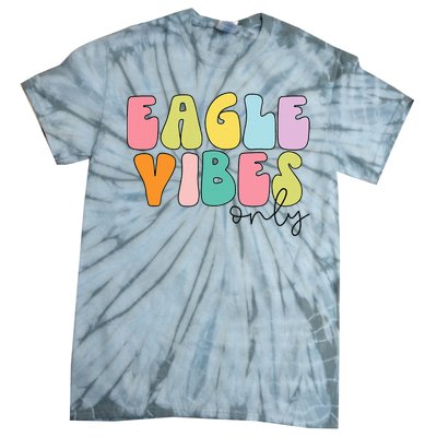 Eagles School Sports Fan Team Spirit Tie-Dye T-Shirt