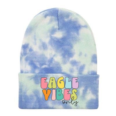 Eagles School Sports Fan Team Spirit Tie Dye 12in Knit Beanie