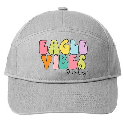 Eagles School Sports Fan Team Spirit 7-Panel Snapback Hat