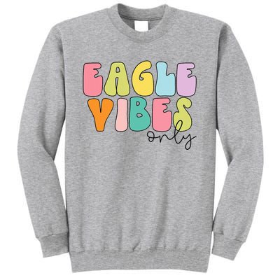 Eagles School Sports Fan Team Spirit Tall Sweatshirt