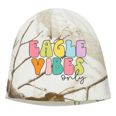 Eagles School Sports Fan Team Spirit Kati - Camo Knit Beanie