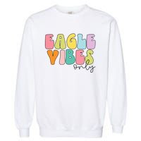 Eagles School Sports Fan Team Spirit Garment-Dyed Sweatshirt