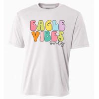 Eagles School Sports Fan Team Spirit Cooling Performance Crew T-Shirt