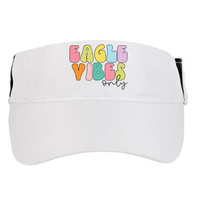 Eagles School Sports Fan Team Spirit Adult Drive Performance Visor