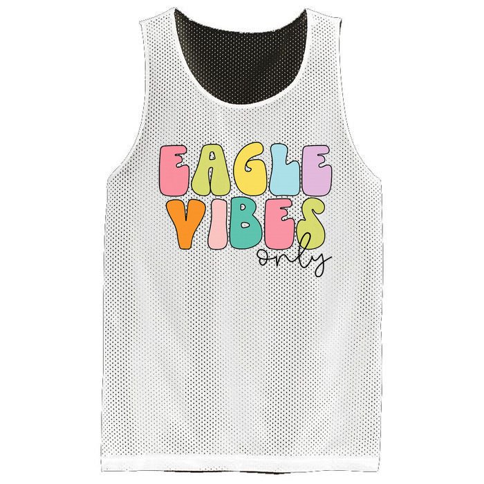 Eagles School Sports Fan Team Spirit Mesh Reversible Basketball Jersey Tank