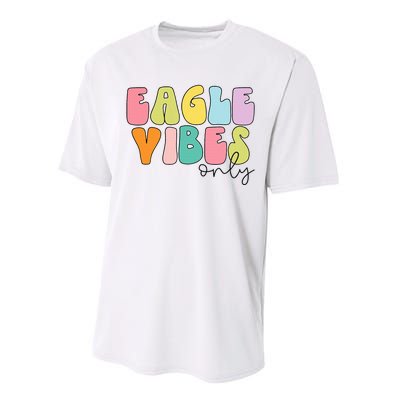 Eagles School Sports Fan Team Spirit Performance Sprint T-Shirt