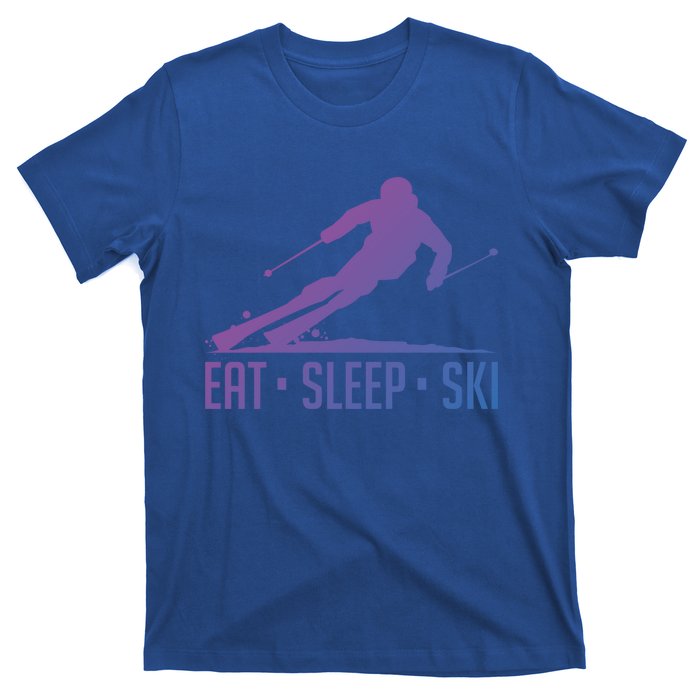 Eat Sleep Ski Skiing Skier Snow Winter Vacation Gift Great Gift T-Shirt