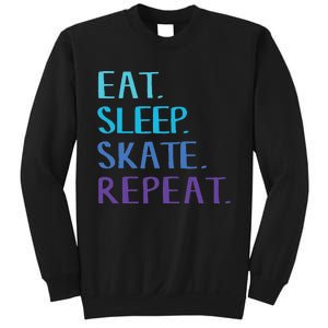 Eat Sleep Skate Repeat Ice Or Roller Skating Sweatshirt