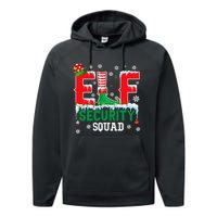 Elf Security Squad Christmas Elf Matching Family Lover Performance Fleece Hoodie