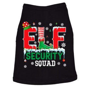 Elf Security Squad Christmas Elf Matching Family Lover Doggie Tank