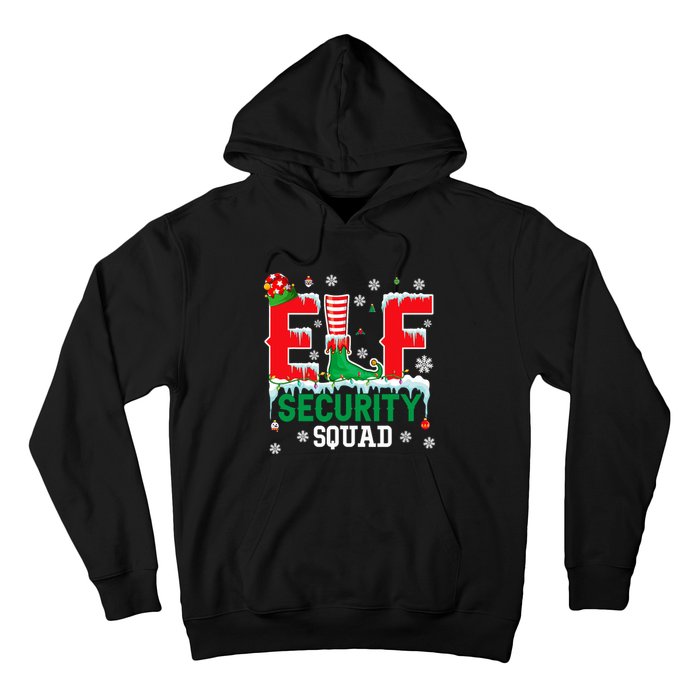 Elf Security Squad Christmas Elf Matching Family Lover Hoodie