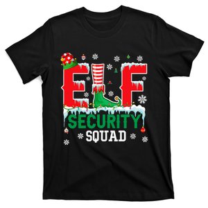 Elf Security Squad Christmas Elf Matching Family Lover T-Shirt