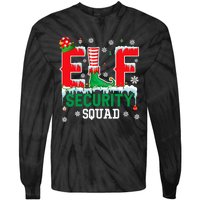 Elf Security Squad Christmas Elf Matching Family Lover Tie-Dye Long Sleeve Shirt