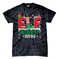 Elf Security Squad Christmas Elf Matching Family Lover Tie-Dye T-Shirt