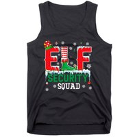 Elf Security Squad Christmas Elf Matching Family Lover Tank Top