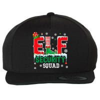 Elf Security Squad Christmas Elf Matching Family Lover Wool Snapback Cap