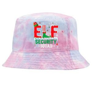 Elf Security Squad Christmas Elf Matching Family Lover Tie-Dyed Bucket Hat