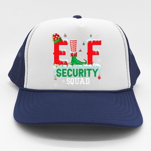 Elf Security Squad Christmas Elf Matching Family Lover Trucker Hat