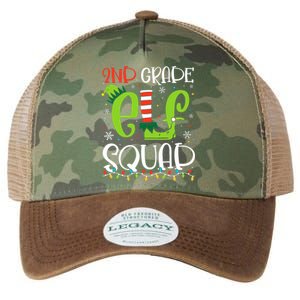 Elf Squad Second Grade Teacher Christmas 2nd Grade Teacher Legacy Tie Dye Trucker Hat