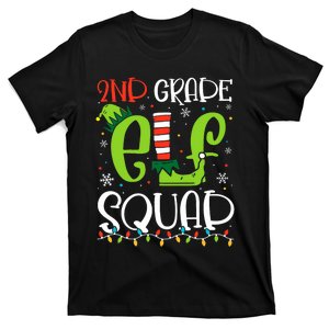 Elf Squad Second Grade Teacher Christmas 2nd Grade Teacher T-Shirt