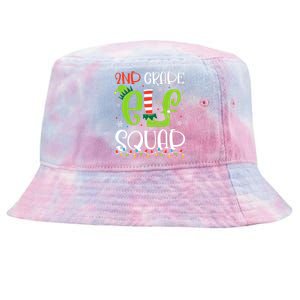 Elf Squad Second Grade Teacher Christmas 2nd Grade Teacher Tie-Dyed Bucket Hat