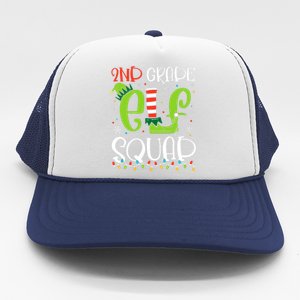 Elf Squad Second Grade Teacher Christmas 2nd Grade Teacher Trucker Hat